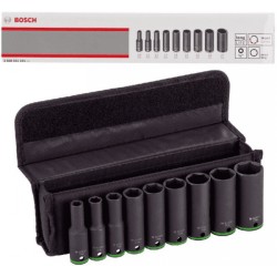 Комплект удължени вложки 10 - 27 mm, 9 части, Bosch